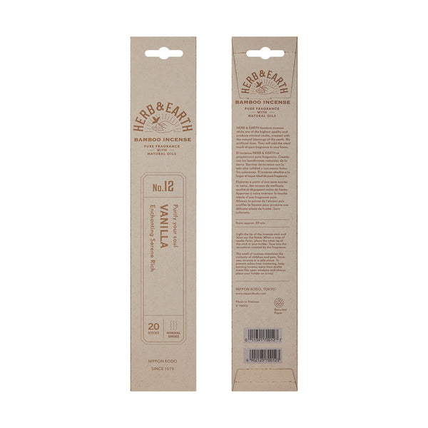 Herb & Earth Vanilla Herb & Earth Bamboo Incense