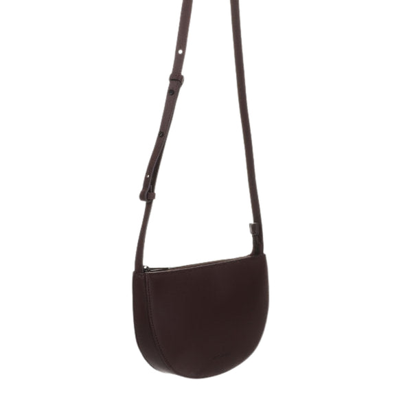 Monk & Anna Farou Shoulder Bag In Dark Wood