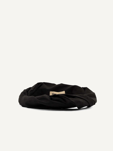 Monk & Anna Black Linen Headband