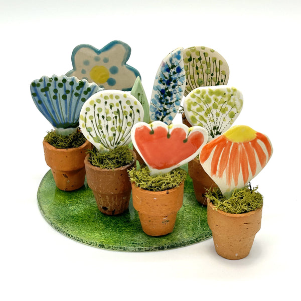 Lottie Mutton Ceramics Mini Potted Flowers