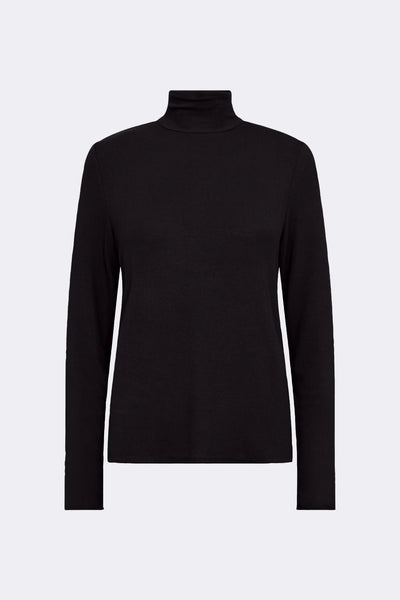 Levete Room Black Ika 19 Funnel Neck Top