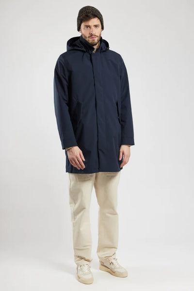 Armor Lux 72020 Rain Coat In Marine Deep Navy Blue