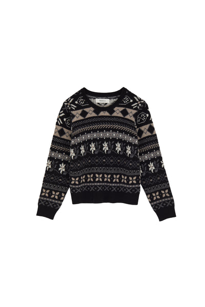 Skall Studio Ellinor Jumper - Black Jacquard