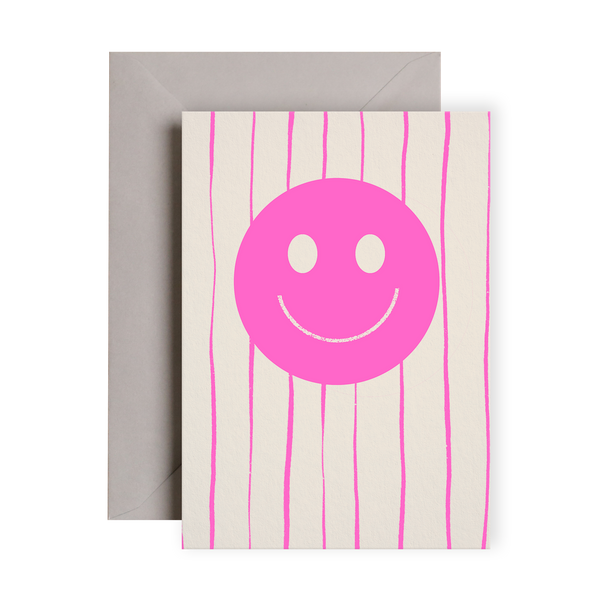 I am Roxanne Happy Face Stripe Greeting Card