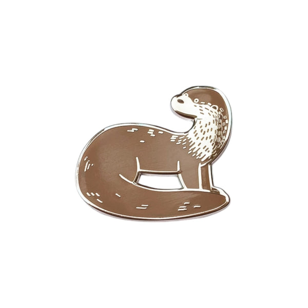 Tom Hardwick River Otter Enamel Pin