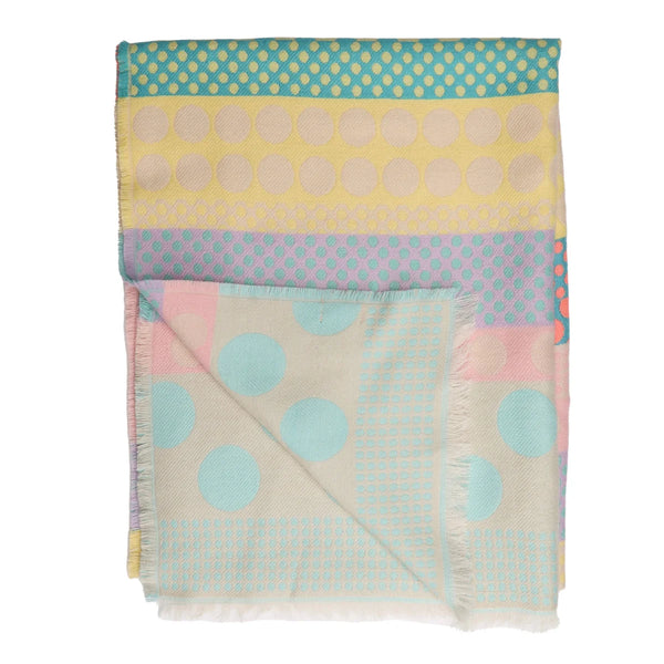 Zelly  1050516 Scarf Multi Spots In Hot Pastel