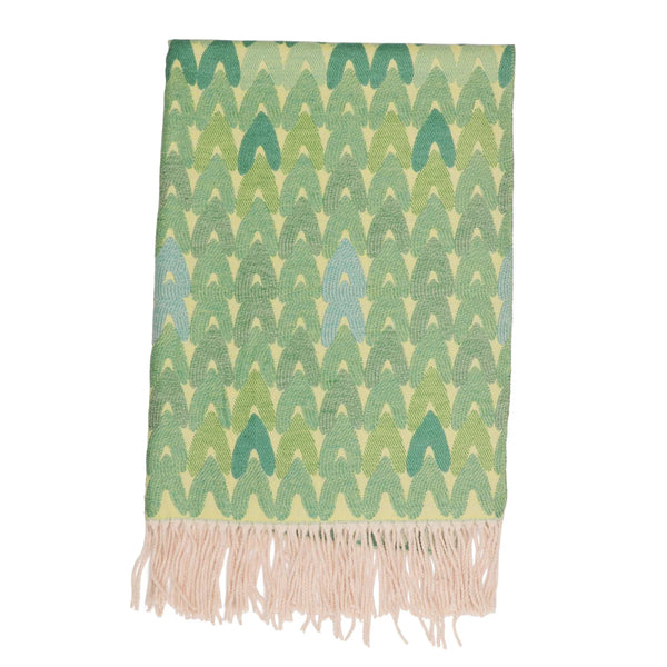 Zelly  1050108 Scarf Hearts In Green