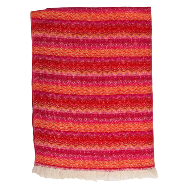 Zelly  1050915 Scarf Zigzags In Orange