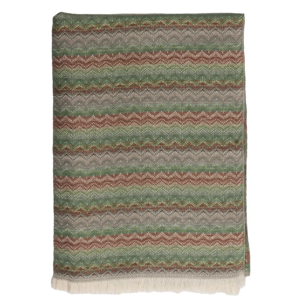 Zelly  1050908 Scarf Zigzags In Green