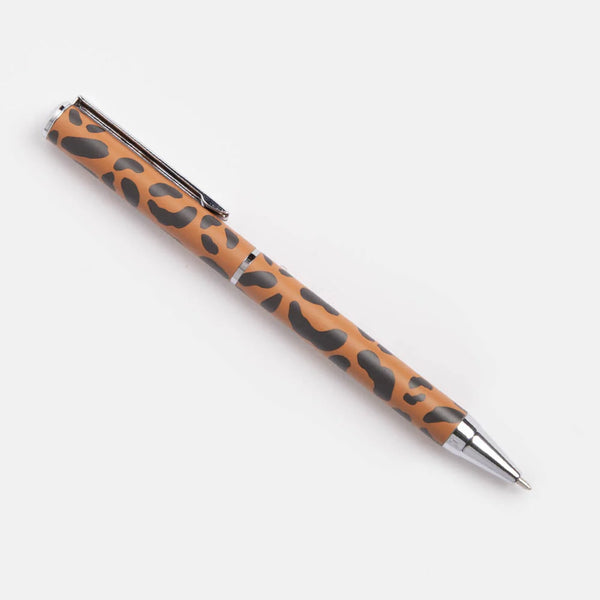 Caroline Gardner Cards Caroline Gardner Pen149 Tan Leopard Boxed Pen