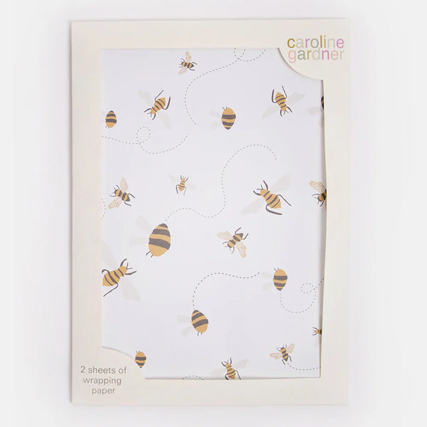 Caroline Gardner Cards Caroline Gardner Wst003 Bees Wrap 2 Sheet