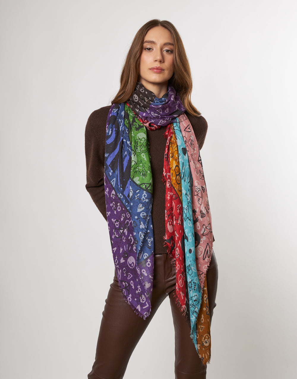 FALIERO SARTI Faliero Sarti Love Is Love Scarf