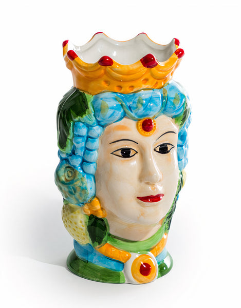 Mcgowan Sicilian Queen Moor Head Ceramic Storage