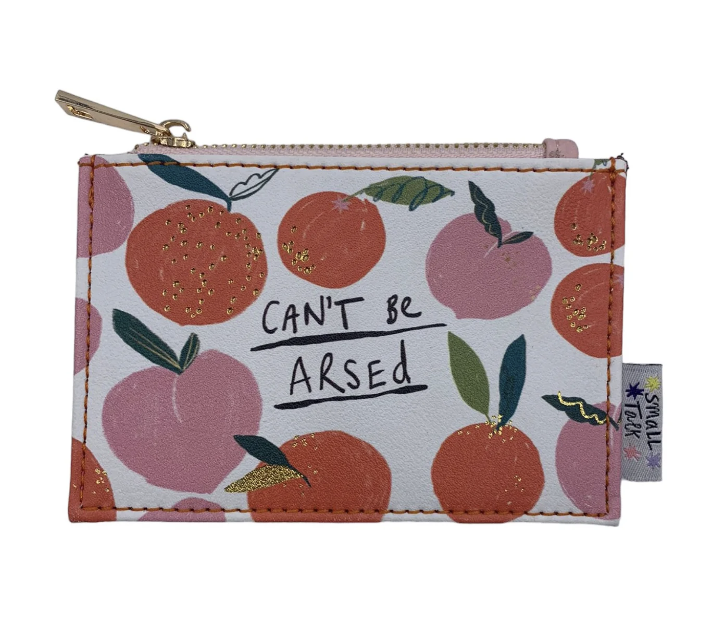 House of disaster Small Talk 'Can't Be Arsed' Zip Purse