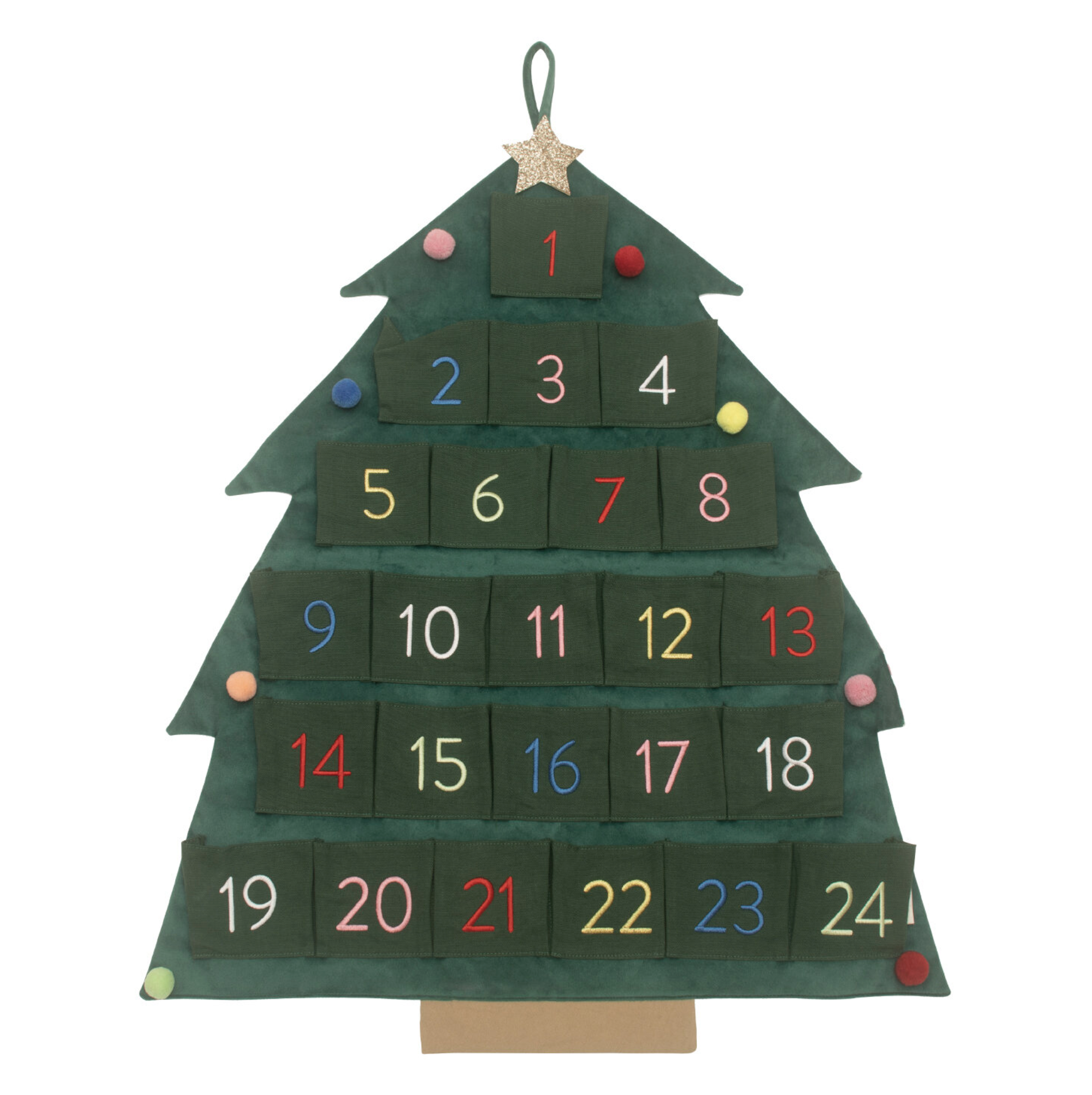 Christmas Tree Reusable Advent Calendar 