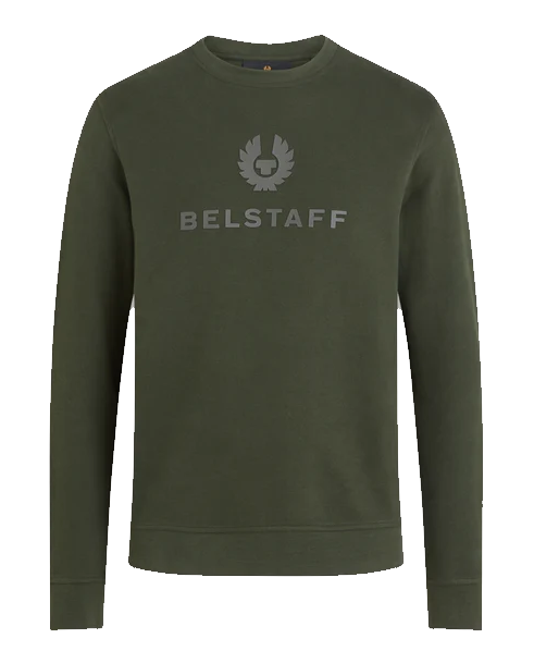 Belstaff Signature Sweatshirt Tile Green