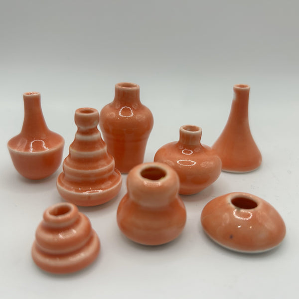 Lottie Mutton Ceramics Teeny Tiny Hand Thrown Pots / Pink