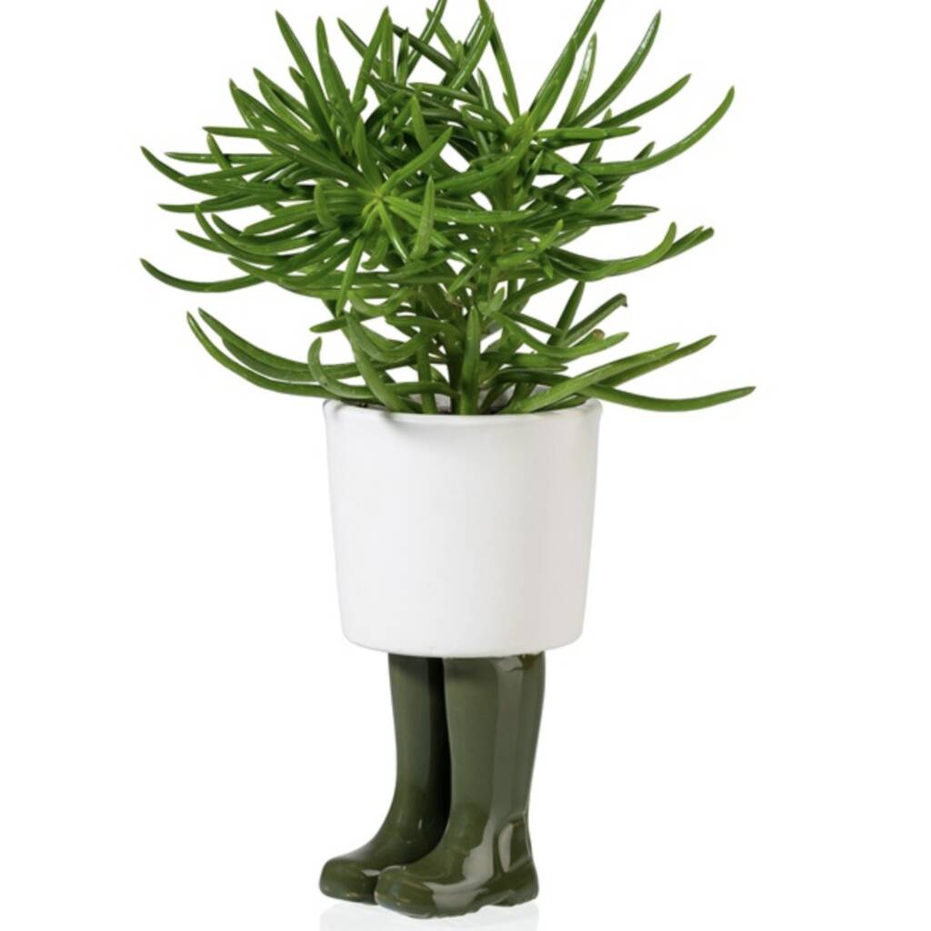 Ceramic Wellington Boot Planter