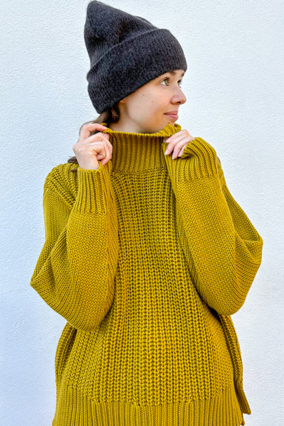 Beaumont Organic Tora Chartreuse Jumper