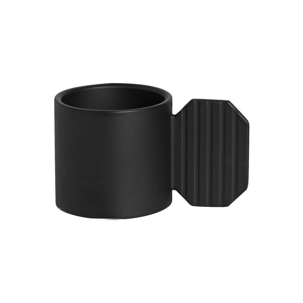 OYOY Art Candleholder - Hexagon - Black