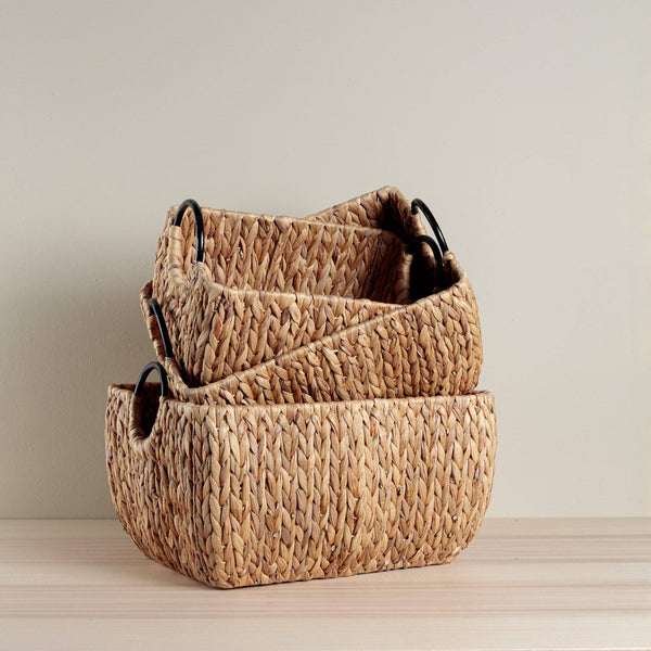 Chickidee Large Bub Natural Shallow Seagrass Basket