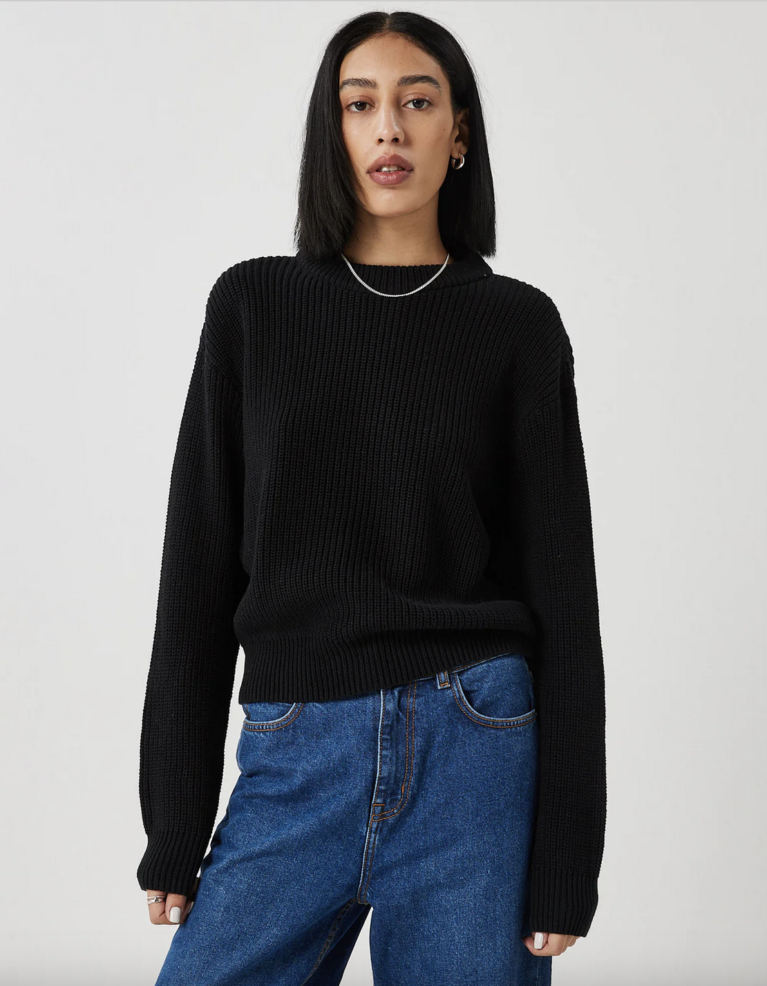 Minimum Mikala Knit Jumper Black