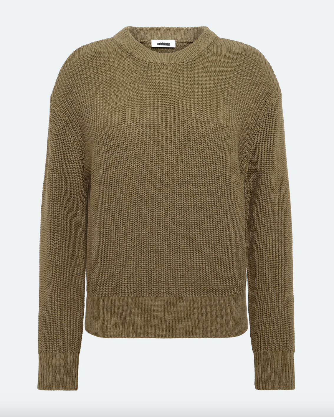 Minimum Mikala Knit Jumper Martini Olive