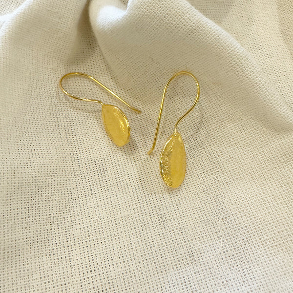 TUSKcollection Rmp23 Pumpkin Seed Drop Earrings