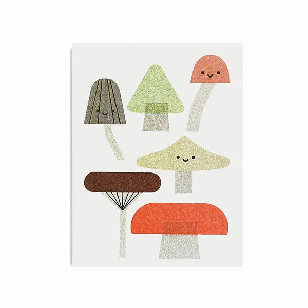 Scout Editions Mini Mushroom Printed Card