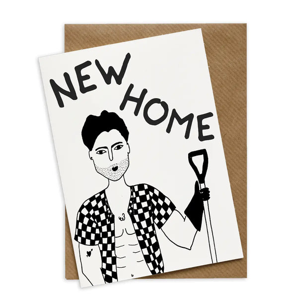 Helen B New Home Gardener Greetings Card