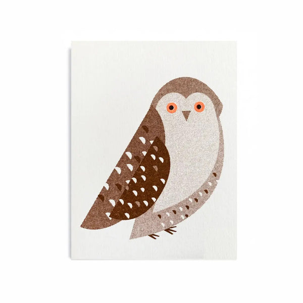 Scout Editions Mini Owl Printed Card