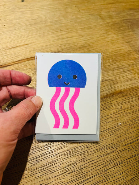 Scout Editions Mini Jellyfish Printed Card