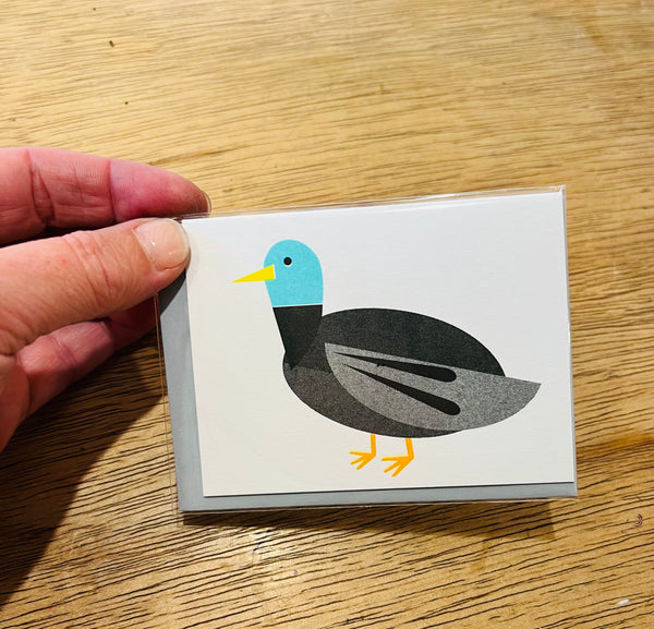 Scout Editions Mini Mallard Duck Printed Card