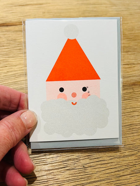 Scout Editions Mini Santa Printed Card