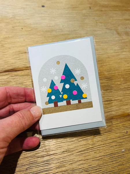 Scout Editions Mini Snowglobe Printed Card