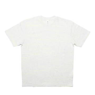 Moct Neon Script Short Sleeve Tee Bleached Gr 3 X Neon Yellow In White