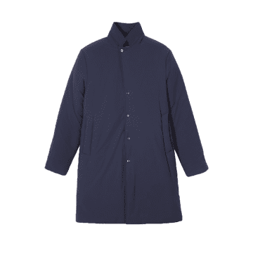 Homecore Malaucene Coat Navy In Blue