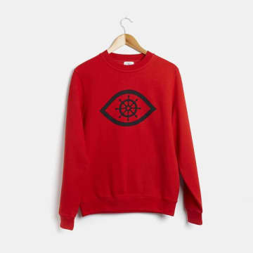 Basati Red Ojotimon Unisex Sweatshirt