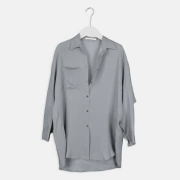 Shop Humanoid Gabriel Shirt In Grey