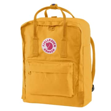 Shop Fjall Raven Kanken Backpack In Yellow