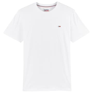 Tommy Hilfiger Tommy Jeans New Flag T Shirt White