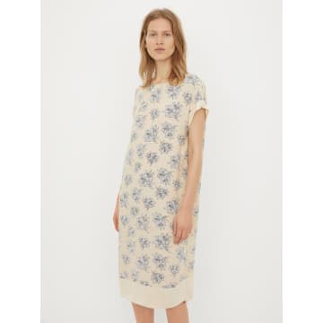 By Malene Birger Printed Dress In Creme
