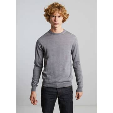 L'exception Paris Light Grey Merino Wool Jumper