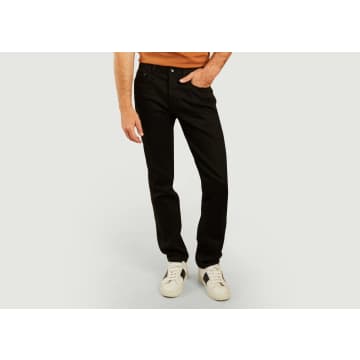 The Unbranded Brand Black Denim Ub 244 Tapered 11 oz Stretch Selvedge Jeans