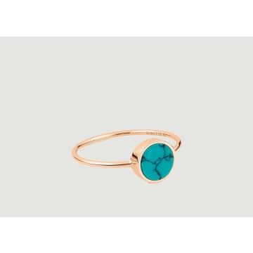Ginette Ny Rose Gold Ever Disc Ring