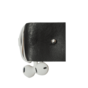 Kate Sheridan Headphone Holder In Leather 