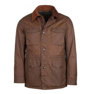 Barbour - Teddon Waxed Cotton Outerwear Jacket - xl | tan brown - Tan brown