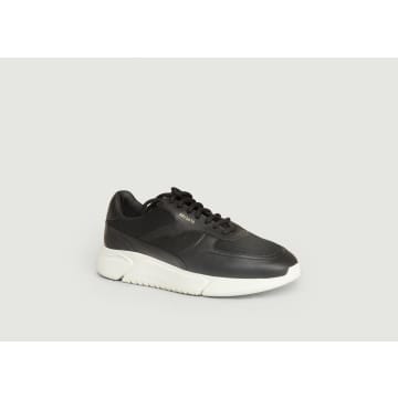 Axel Arigato Black Genesis Leather And Mesh Sneakers