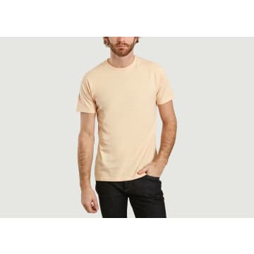 Shop Colorful Standard Peach Classic Organic Cotton T Shirt