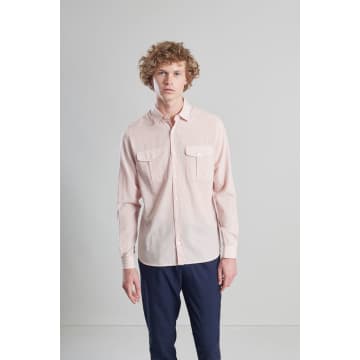 Shop L'exception Paris White Voyage Striped Shirt In Japanese Organic Cotton